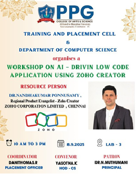 Workshop on AI-Driven Low Code Application Using Zoho Creator