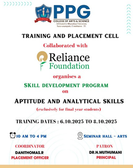 Skill Development Program on Aptitude and Analytical Skills